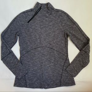 Lululemon grey long sleeve mock neck sweater